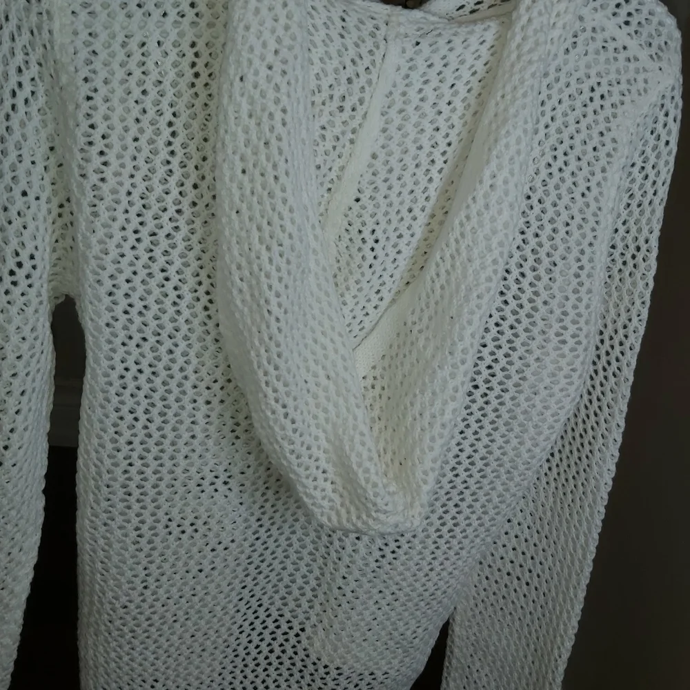 💢SOLD💢Streetwear Society Open Knit Zipped up Hoodie - Picture 11 of 13